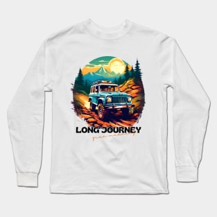 Wilderness Wheels: Off-Road Expedition Long Sleeve T-Shirt
